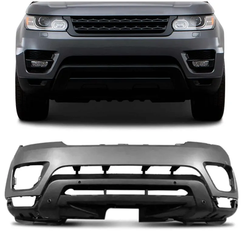 Parachoque Dianteiro Range Rover Sport 2015 2016 2017 Primer Liso e Texturizado com Furo para Milha
