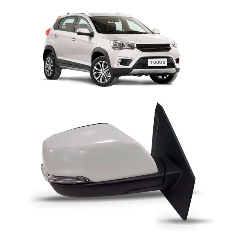 Retrovisor Tiggo 2 2018 A 2019 Com Pisca Lado Direito
