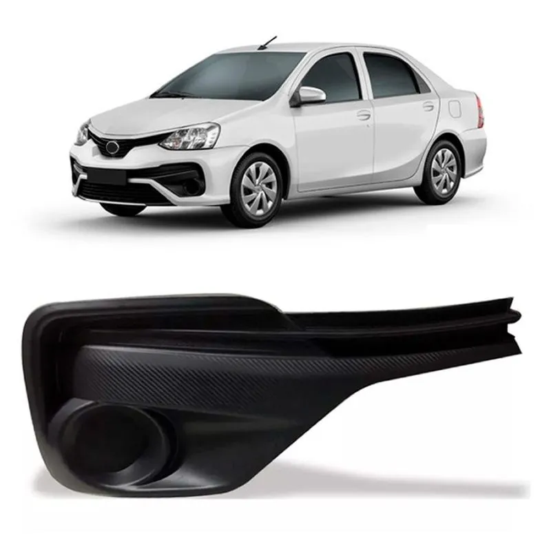 Moldura Farol Milha Etios Hatch/sedan 2018 A 2019 S/furo