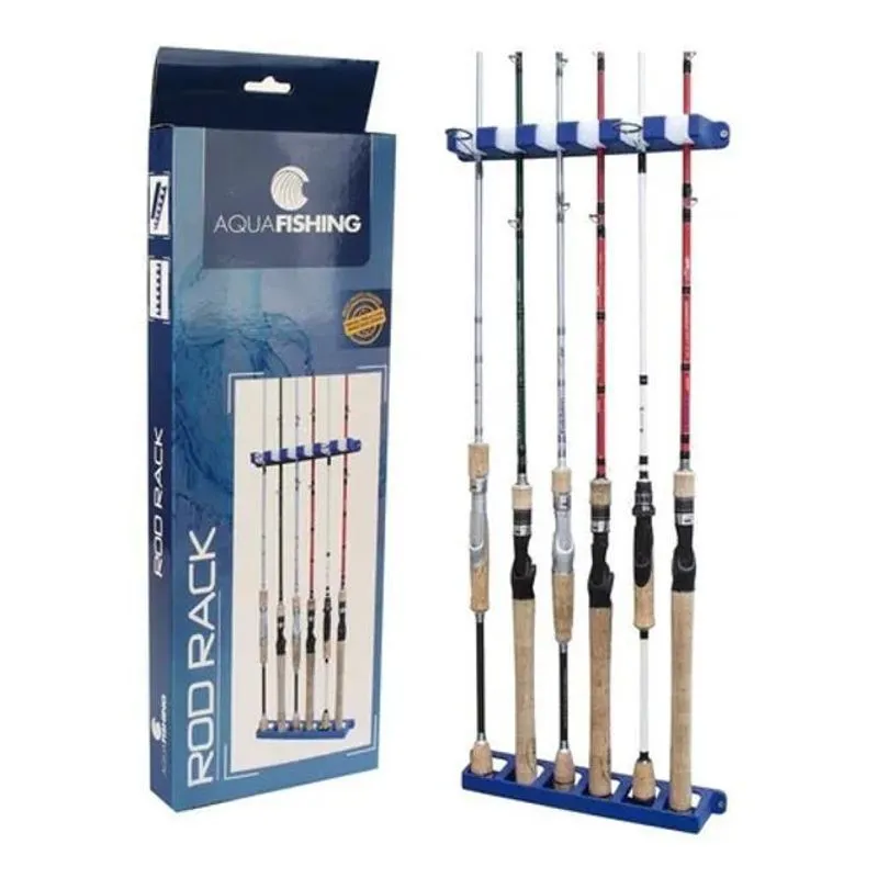 Suporte Para 6 Varas Pesca Aquafishing Rod Rack Pesca Brasil