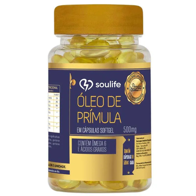 Óleo de Prímula 500mg - Soulife