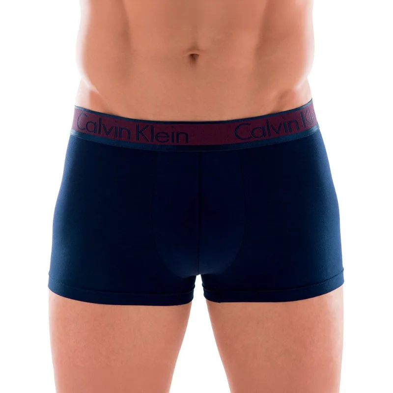 Cueca Boxer Modal Calvin Klein Azul Marinho G