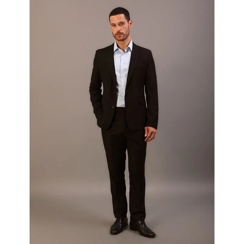 Costume Masculino Essentials Slim Abotoamento Simples Calvin Klein - Preto Costume Masculino Essentials Slim Abotoamento Simples Calvin Klein Preto 48