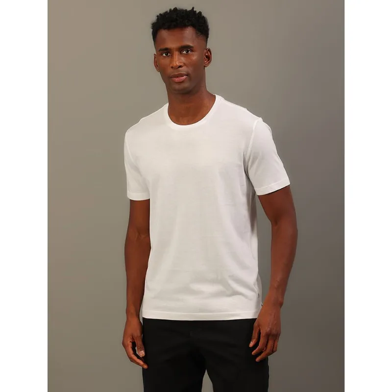 Camiseta Masculina de Algodão Essentials Minimalista Calvin Klein Jeans - Branco Camiseta Masculina de Algodão Essentials Minimalista Calvin Klein Jeans Branco g