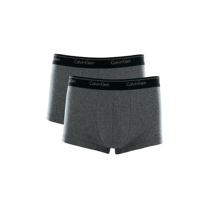 Kit 2 Cuecas Sungão Cotton Calvin Klein Cinza Mescla Escuro M