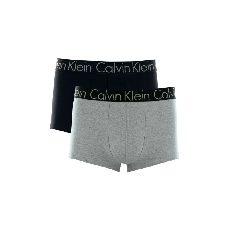 Kit 2 Cuecas Sungão Cotton Calvin Klein Cinza Mescla Claro M