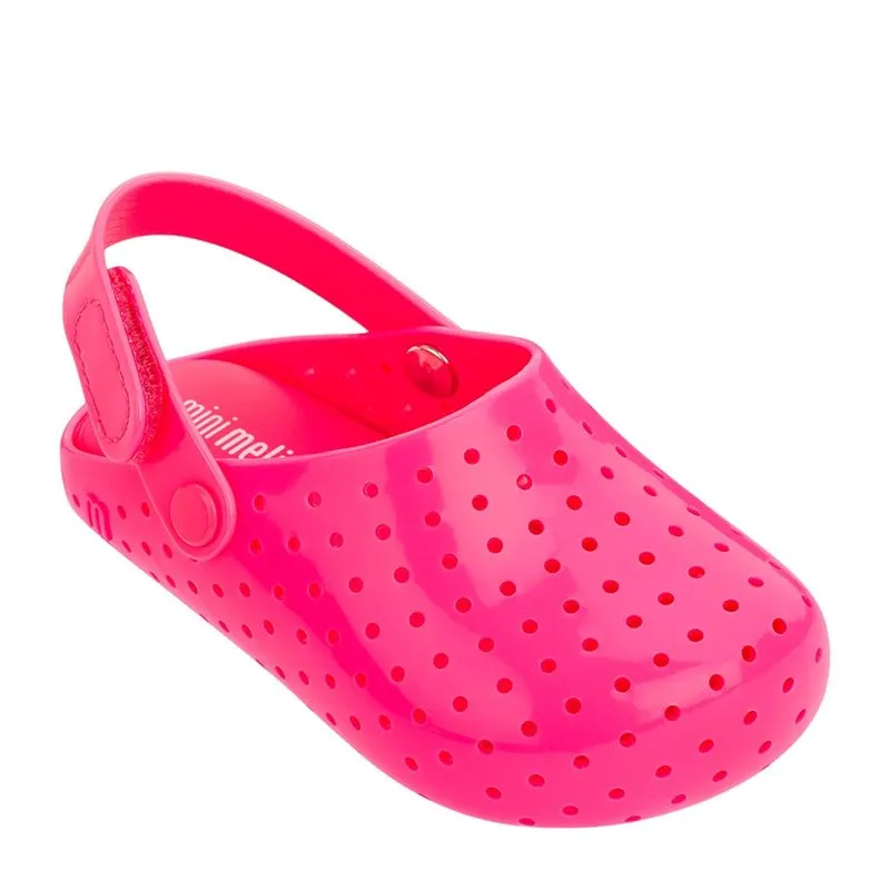Sandalia Papete Mini Melissa Furadinha Babouche