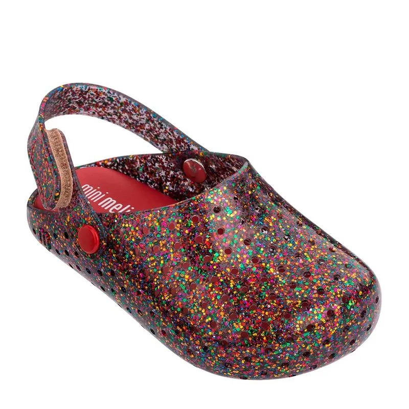 Sandalia Papete Mini Melissa Furadinha Babouche