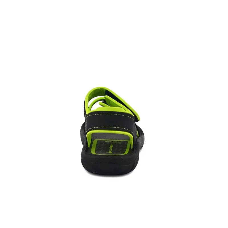 Sandalia Rider Bebe Basic Sandal Iv Baby Negro/Ver Talle: 21 - Color: Negro