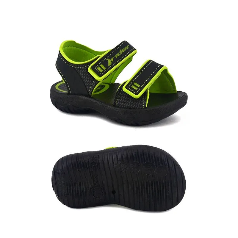 Sandalia Rider Bebe Basic Sandal Iv Baby Negro/Ver Talle: 24 - Color: Negro