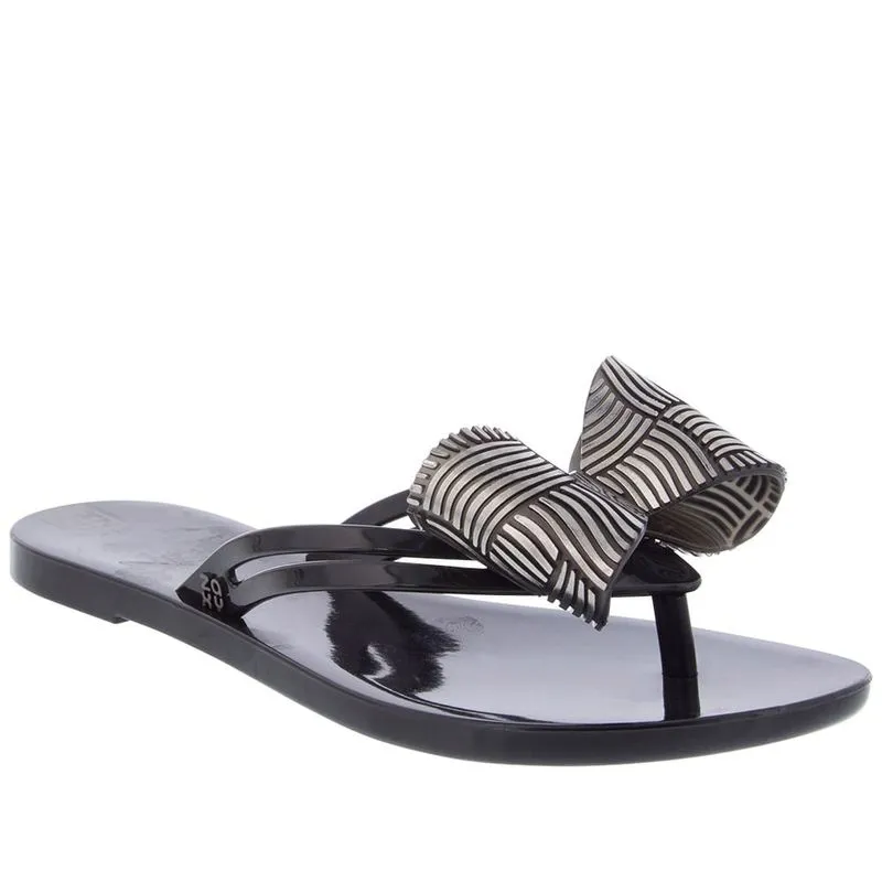 Rasteira Zaxy Sunrise Preto