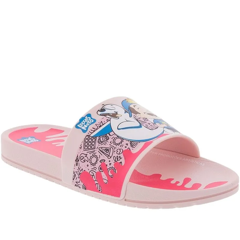 Slide Luccas Neto Rosa
