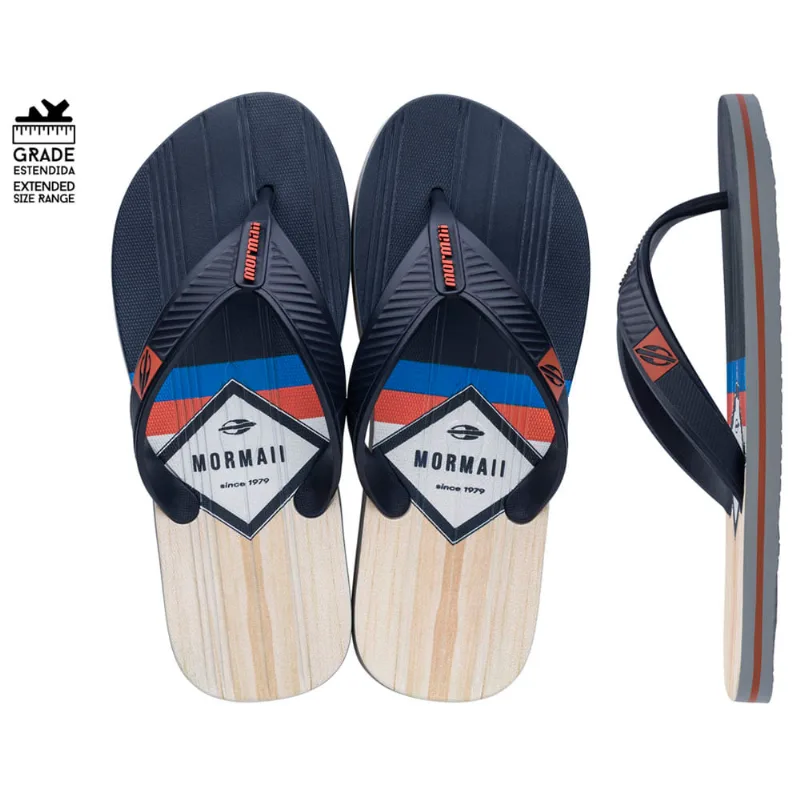 Chinelo tropical pro ii adulto mormaii Cinza-azul 37-38