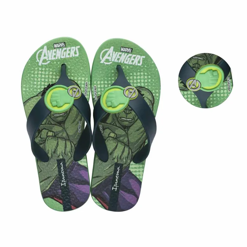 Chinelo Ipanema Infantil Avengers Infinity Hulk 29/30
