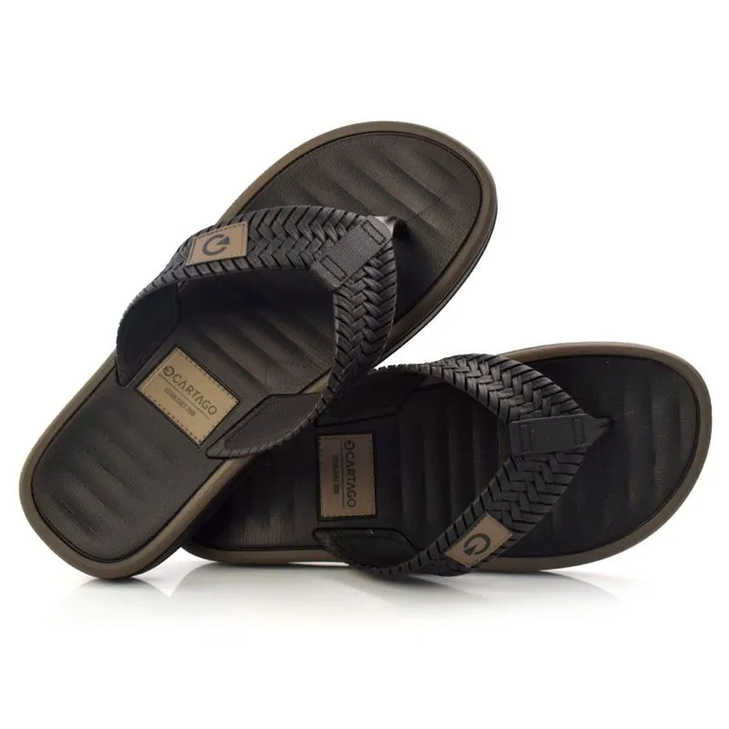 Chinelo Masculino Cartago Coimbra Preto 11619 37/38