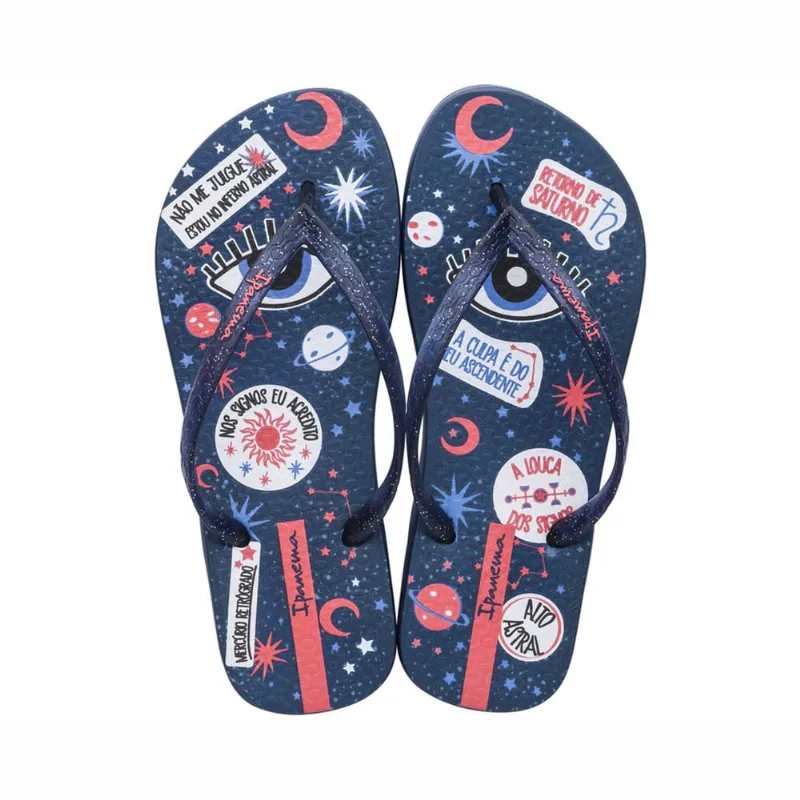 Sandália Ipanema Trendy Azul Rosa e Branca 36