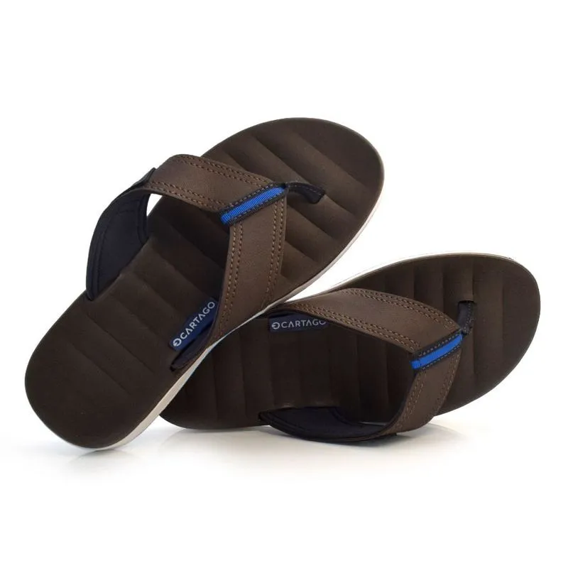 Chinelo Masculino Cartago Malaga Marrom 10954 42