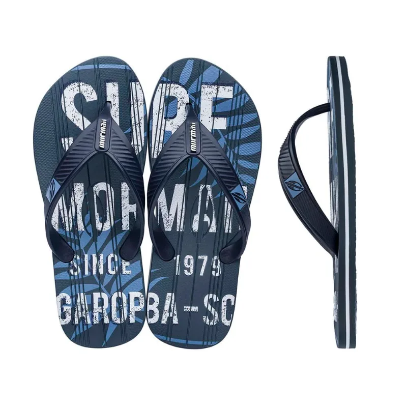 Chinelo tropical pro ii adulto mormaii Azul-branco 39-40