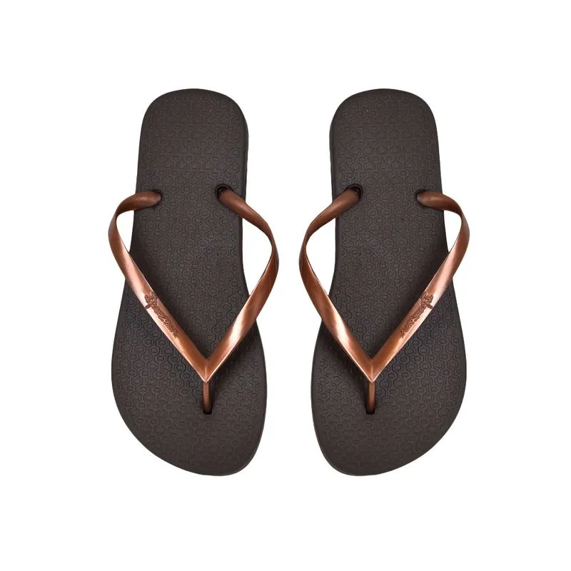 Ojota Ipanema Classica Fine Fem Talle: 40.5 - Color: Marron/Dorado