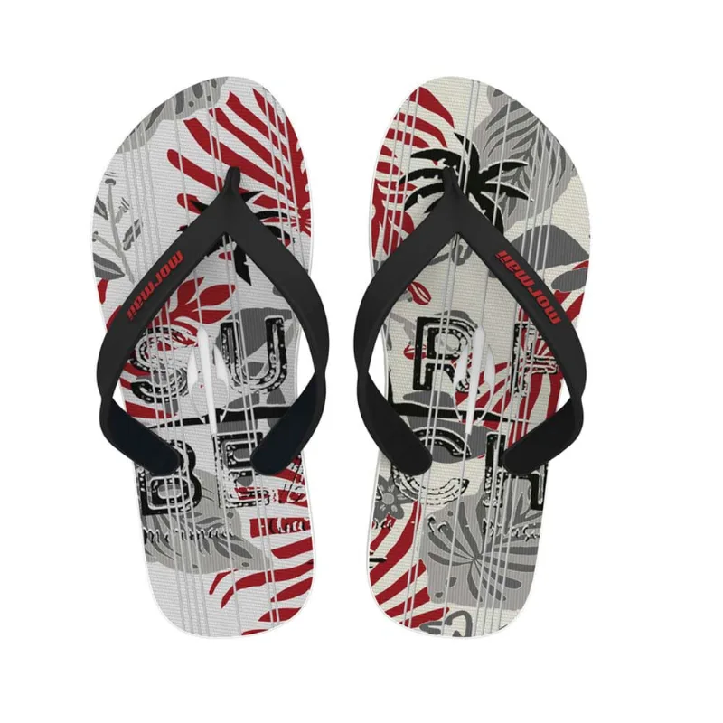 Chinelo tropical graphics adulto mormaii Branco-preto 41-42