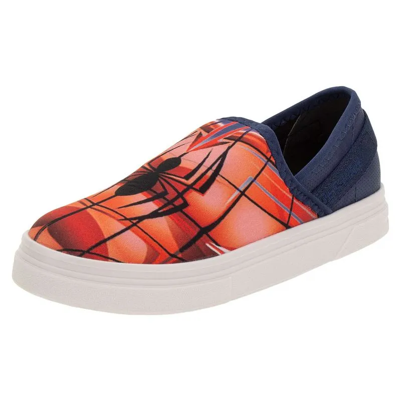 Tênis Infantil Homem Aranha Mania Grendene Kids - 22436 AZUL/VERMELHO 25