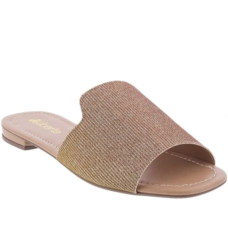 Rasteira Liberte Lurex Multicolor
