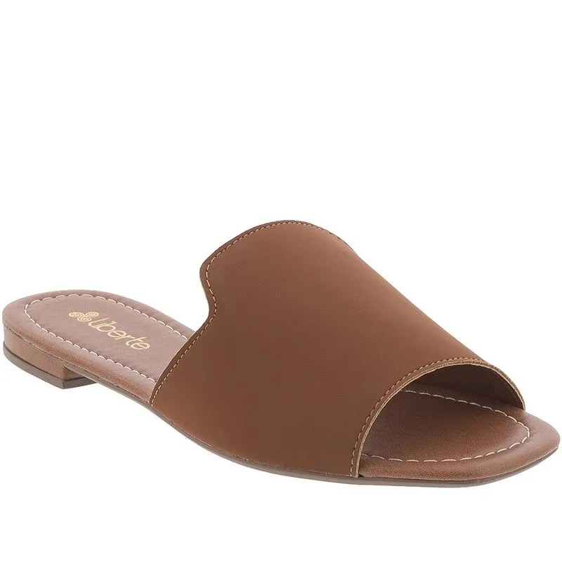 Rasteira Liberte Nobuck Caramelo