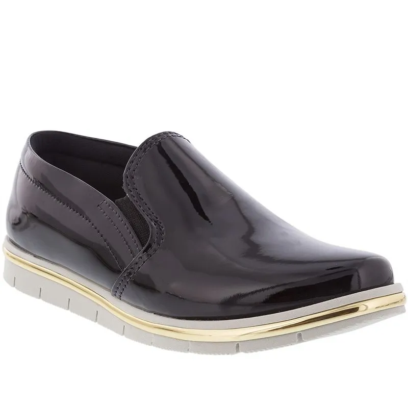 Slip On Liberte Verniz Preto
