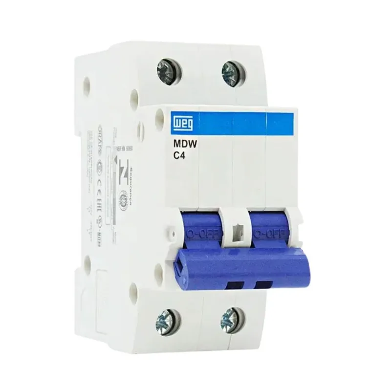Disjuntor 2P 4A Curva C 3KA 230V MDWP-C4-2 15265718 Weg - WEG
