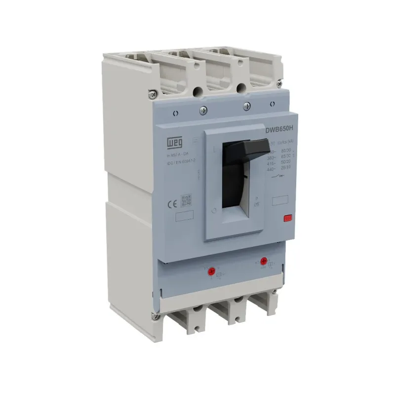 Disjuntor Caixa Moldada 400A DWB 650S 380V 50kA Térmico e Magnético Ajustável Weg