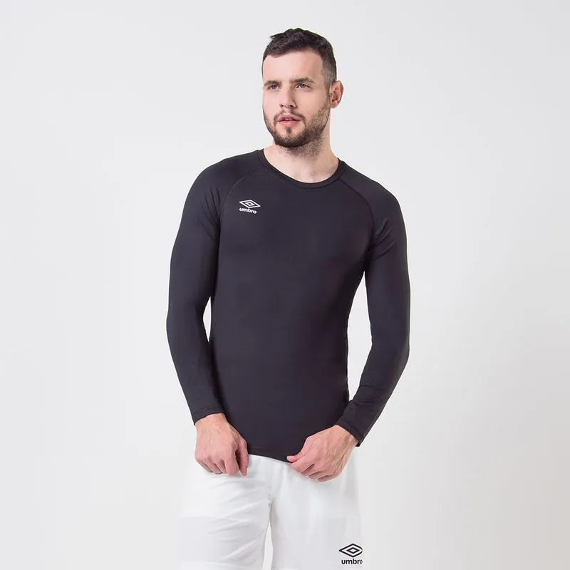 Camisa Ml Masculina Umbro Termica Twr Graphic Pro P