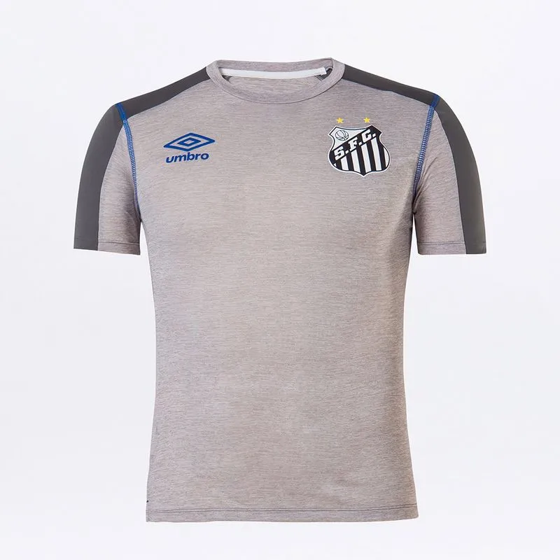 Camisa Masculina Umbro Santos Aquecimento 2019 P