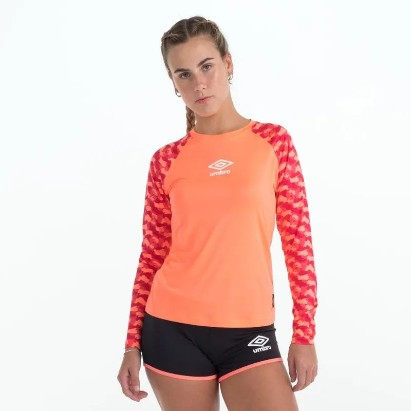 Camisa Ml Feminina Umbro Futevolei Graphic C. GG