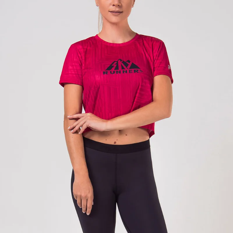 Camiseta Sky Runner Feminina Rosa GG