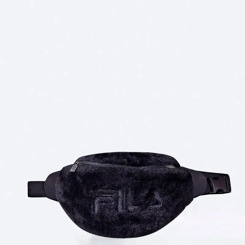 Pochete Fake Fur Unisex Black Pochete Fake Fur Unisex Preto Único