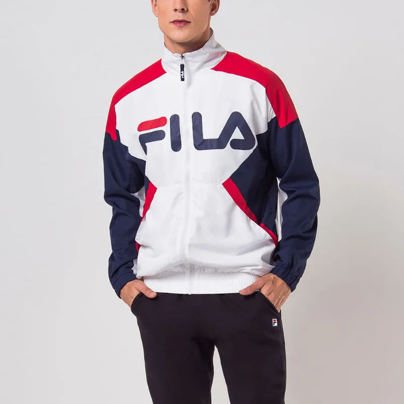 Jaqueta Tricolor Oliveiro Masculina Branco M