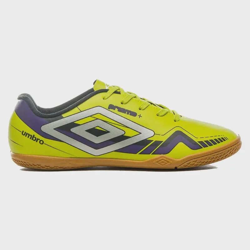 Chuteira Masculina Futsal Prisma Verde Lima Preto Roxo Umbro U01FB00144-680