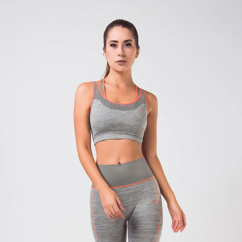 Top Pro Run Feminino Preto Top Pro Run Feminino Coral G