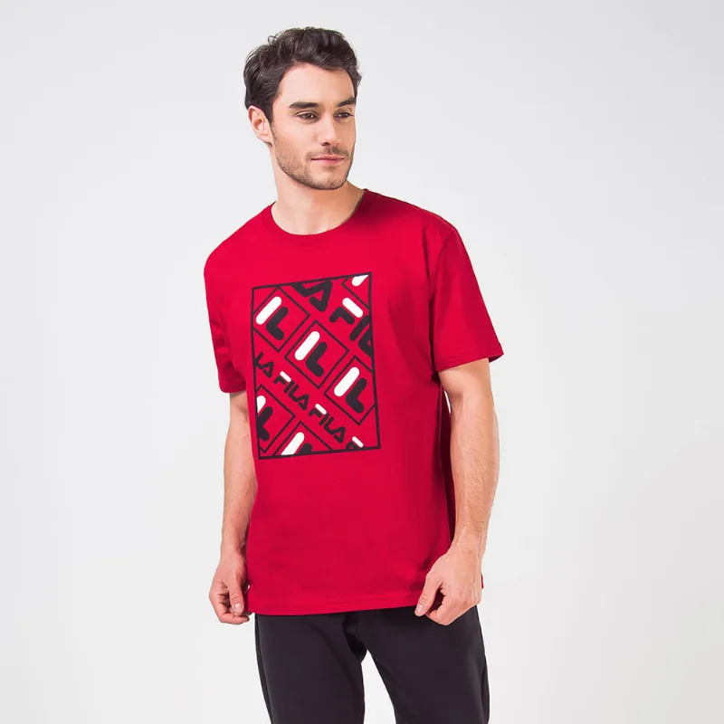 Camiseta Canvas Logo Masculina Vermelho P