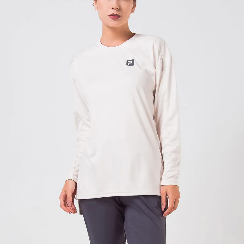 Blusa Manga Longa Sports Forward Feminina Cream G