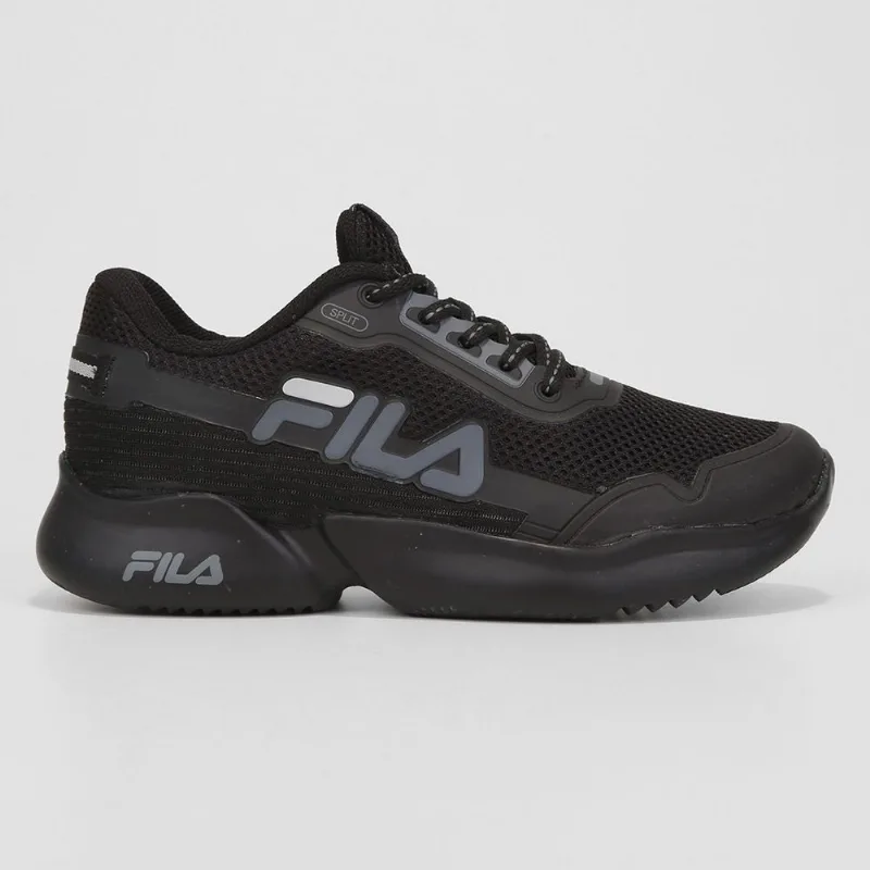 Tênis Infantil Fila Split - Unissex - Preto+Grafite