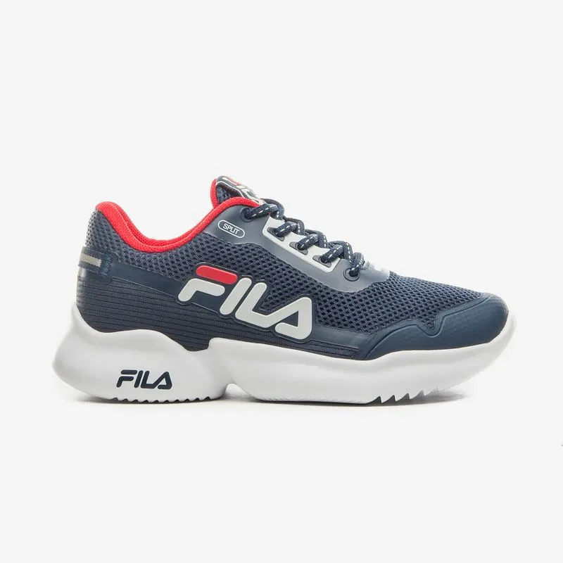 ZAPATILLA FILA SPLIT KIDS - MARINO/PLATA/ROJO - KIDS 27