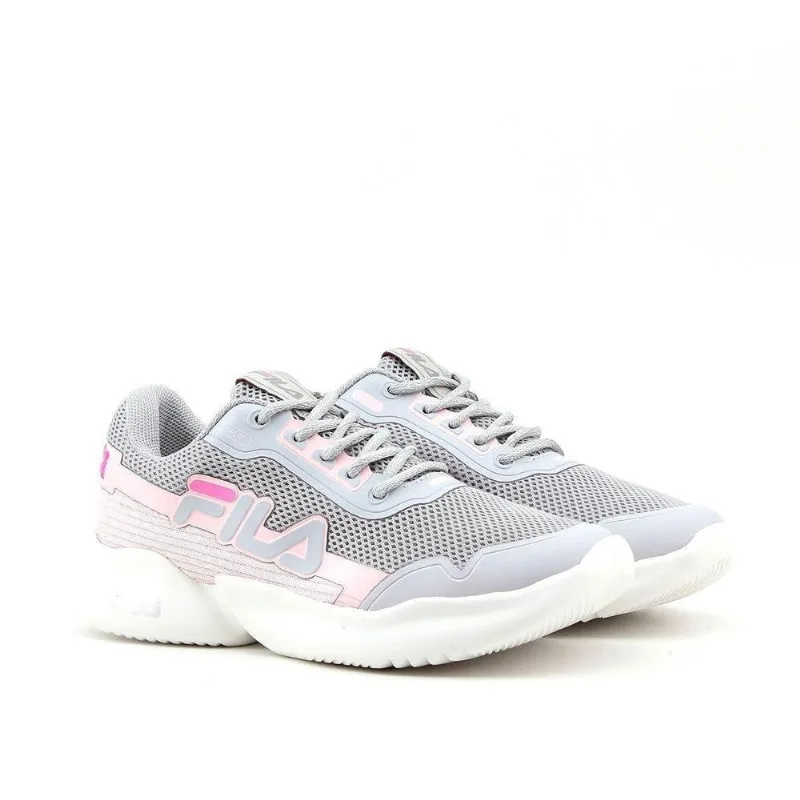 Tênis Infantil Fila Split - Unissex - Prata+Rosa
