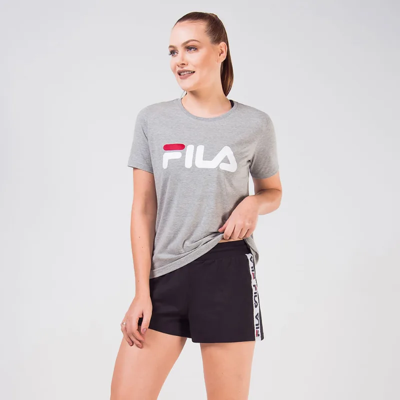 Camiseta Basic Letter Feminina Melange GG
