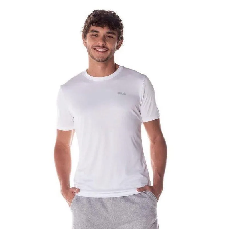 Camiseta Fila Basic Sports Masculina TR180712-1671 GG / Branco