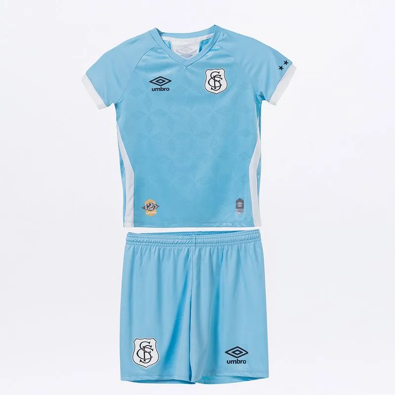 Kit Clube Infantil Umbro Santos Of.3 2020 4