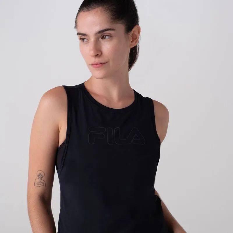 MUSCULOSA FEMENINO FILA PERFORMA - NEGRO - XL