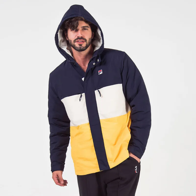 Jaqueta Colour Block Masculina Branco M