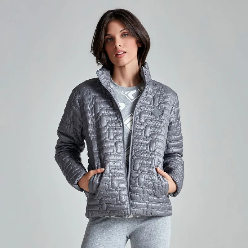 Jaqueta Puff Quilt Feminina Cinza P