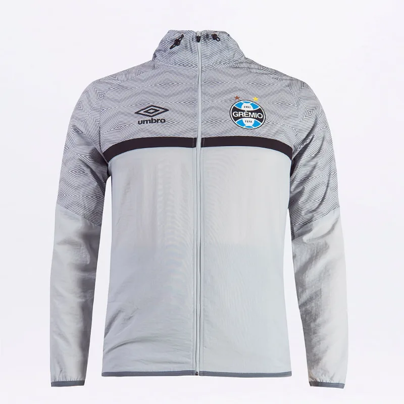 Windbreak Masculino Umbro Grêmio Treino 2021 Preto Windbreak Masculino Umbro Grêmio Treino 2021 Cinza 3GG